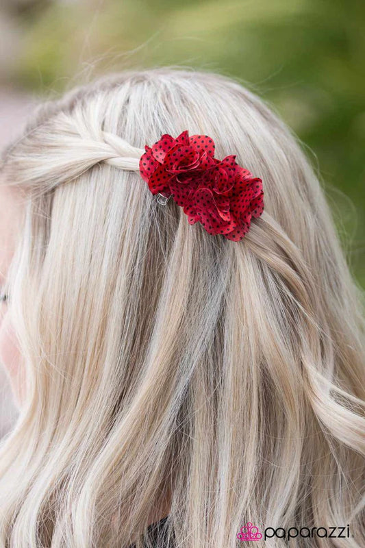 Accesorios para el cabello de los paparazzi: la pareja más linda - Rojo