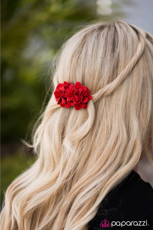 Paparazzi Hair Accessories ~ Let It GROW - Red