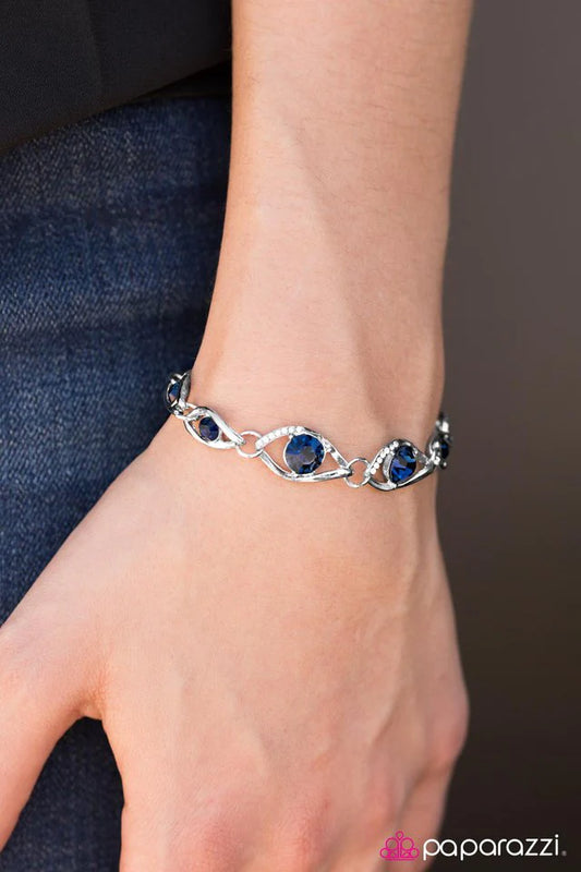 Paparazzi Bracelet ~ Rich is Rich - Blue