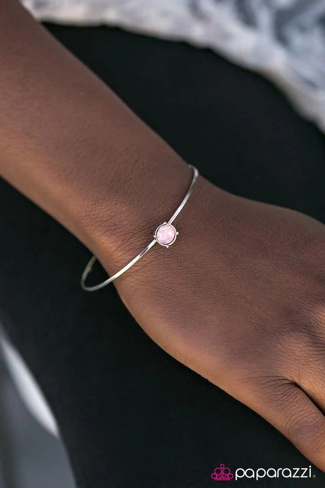 Pulsera Paparazzi ~ Que tus días brillen - Rosa