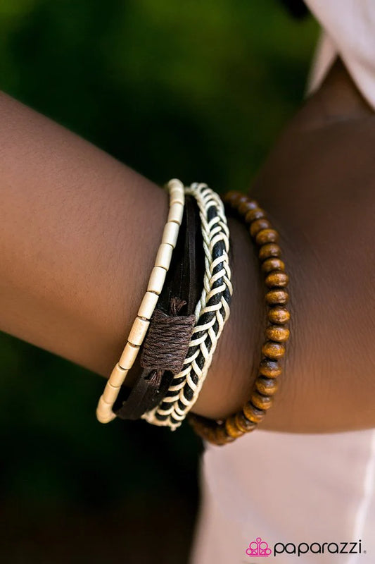 Paparazzi Bracelet ~ Always The Adventurer - Brown