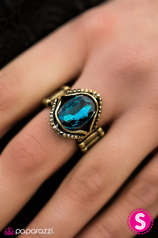 Anillo Paparazzi ~ Sueños de la gran ciudad - Azul