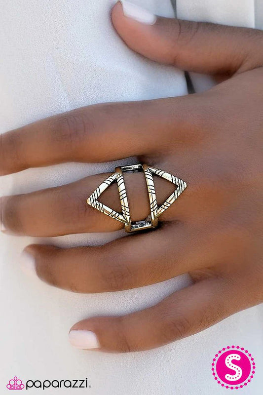 Paparazzi Ring ~ TRI Me - Brass