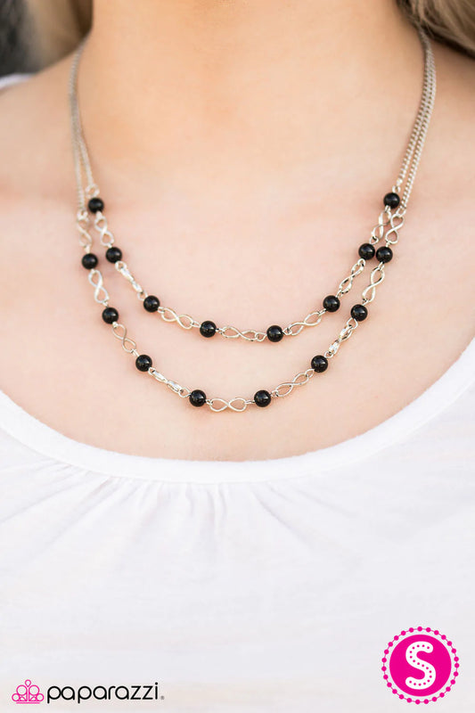 Paparazzi Necklace ~ Fairytale Forevers - Black