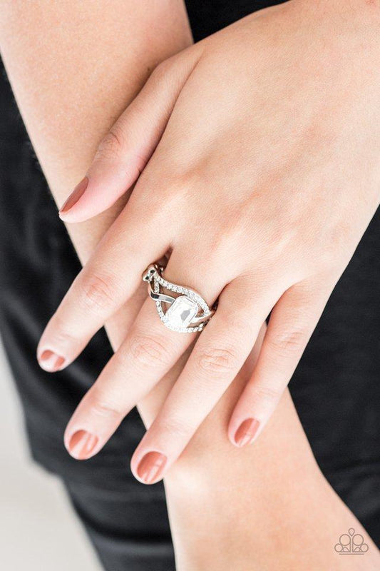 Paparazzi Ring ~ BLING It On! - White