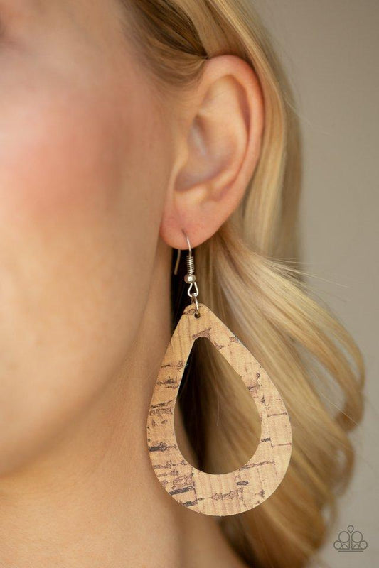 Paparazzi Earring ~ Terra Trendsetter - Brown