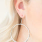 Paparazzi Earring ~ So Sleek - Silver