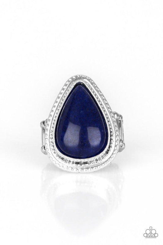 Paparazzi Ring ~ Mojave Mist - Blue