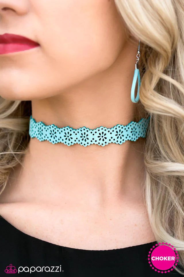 Collar Paparazzi ~ Amor de verano - Azul