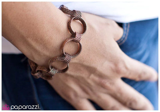 Pulsera Paparazzi ~ Infinite Coils - Cobre