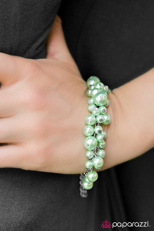 Paparazzi Bracelet ~ BAROQUE-ing All The Rules - Green