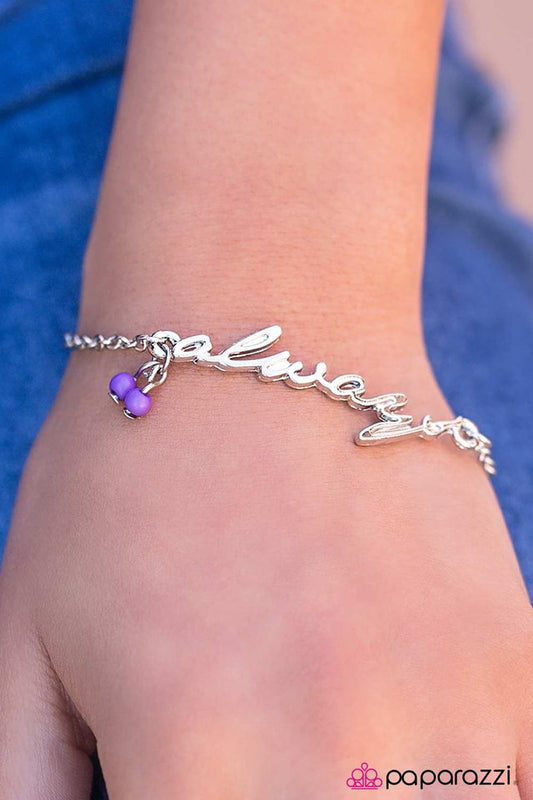 Paparazzi Bracelet ~ This I Promise You - Purple