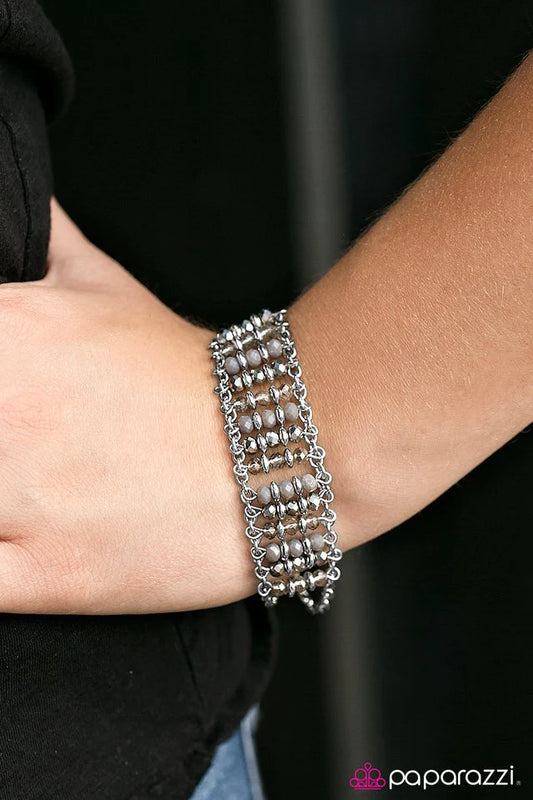 Paparazzi Bracelet ~ Lifes A Climb - Silver