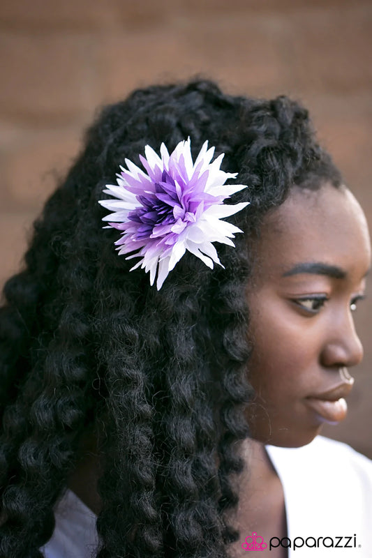 Accesorios para el cabello de Paparazzi ~ Bloomin Colors - Púrpura