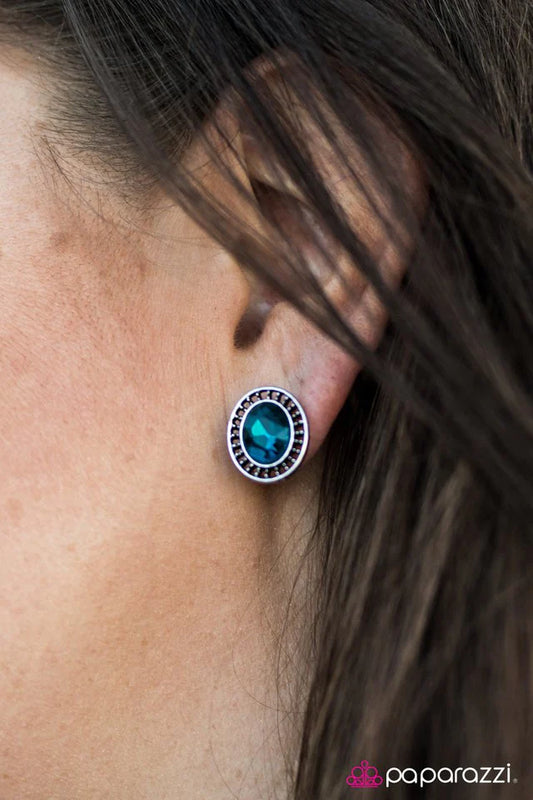 Paparazzi Earring ~ Maybe Shes Born With It - Blue