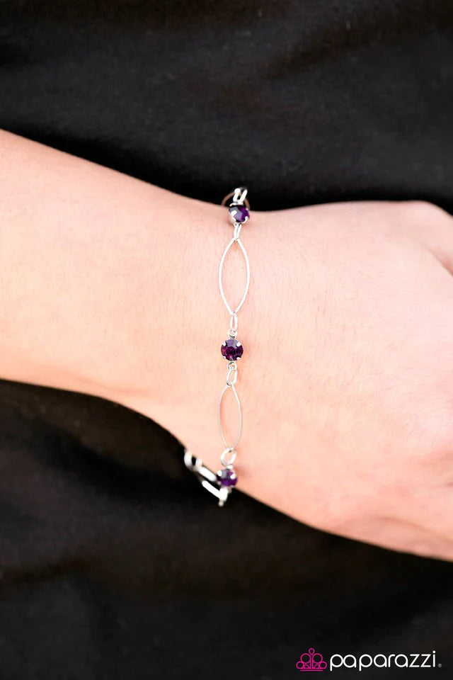 Paparazzi Bracelet ~ The Right Time - Purple