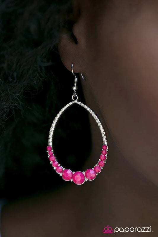 Paparazzi Earring ~ Tears of My Enemies - Pink