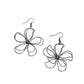 Miss Daisy - Gunmetal (Large) - Paparazzi Earring Image