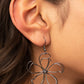 Miss Daisy - Gunmetal (Large) - Paparazzi Earring Image