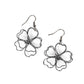 Daisy Double - Gunmetal (Small) - Paparazzi Earring Image