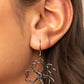 Daisy Double - Gunmetal (Small) - Paparazzi Earring Image