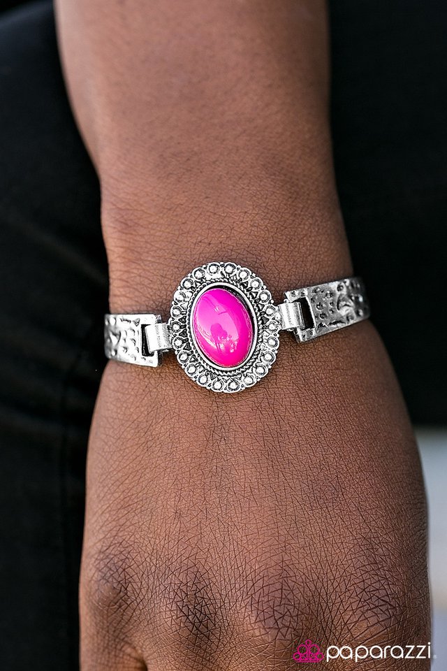 Pulsera Paparazzi ~ Mesa Muse - Rosa