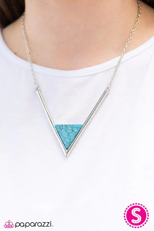 Paparazzi Necklace ~ Mesa Marvel - Blue