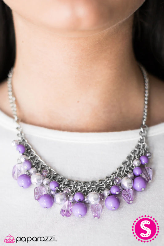 Paparazzi Necklace ~ Vintage Vindication - Purple