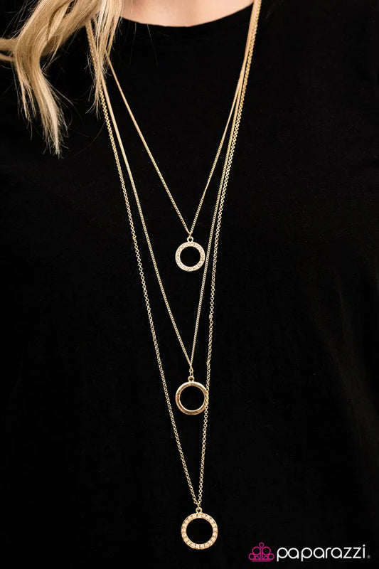 Paparazzi Necklace ~ But First, Champagne - Gold