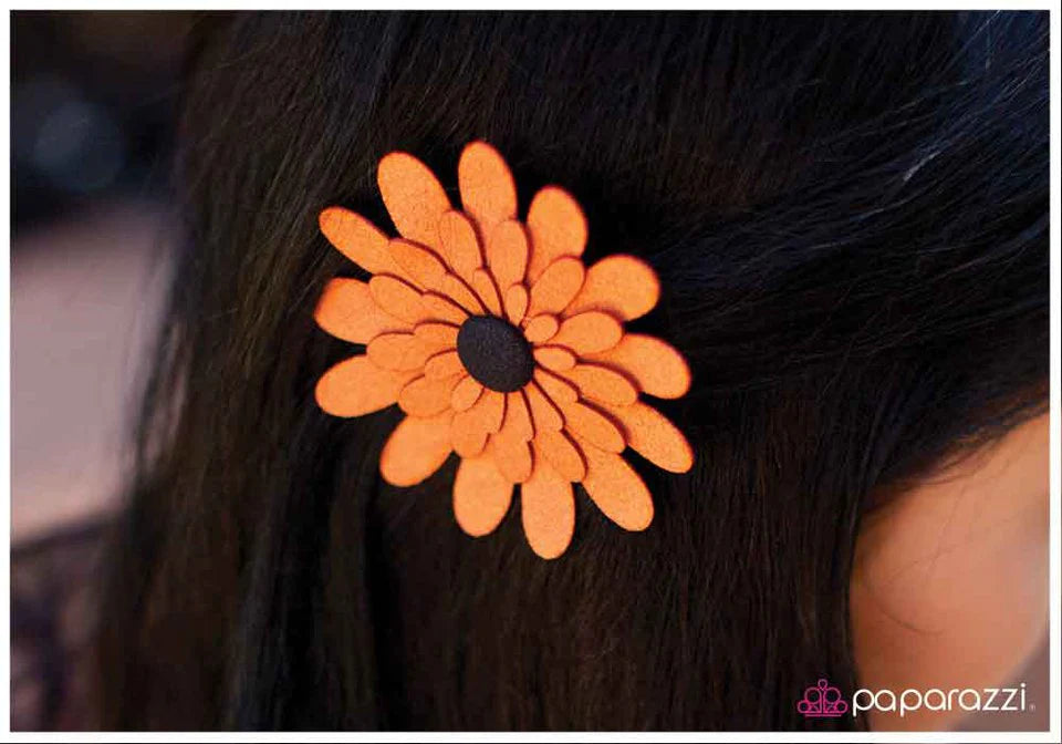 Accesorios para el cabello de Paparazzi ~ Pumpkin Spice - Naranja