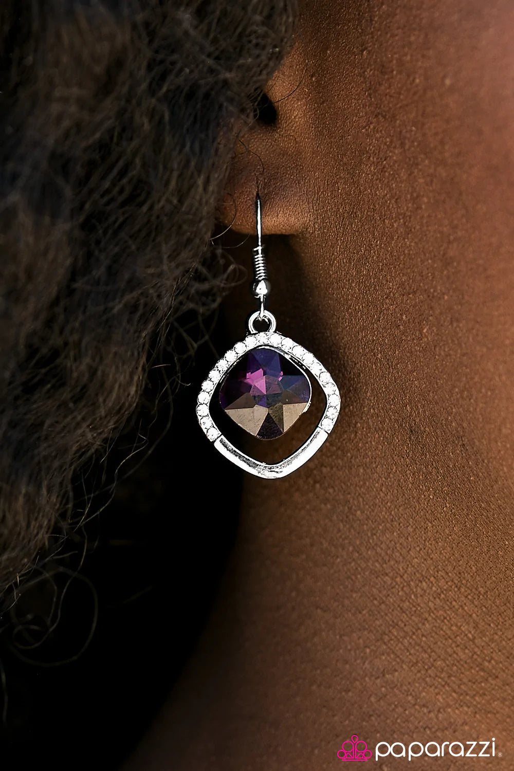 Paparazzi Earring ~ If The HEEL Fits - Purple