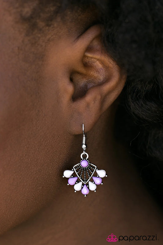 Paparazzi Earring ~ Find Me Under The Palms - Multi