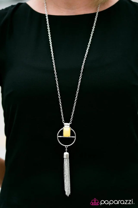 Paparazzi Necklace ~ Summer Is Calling My Name - Yellow
