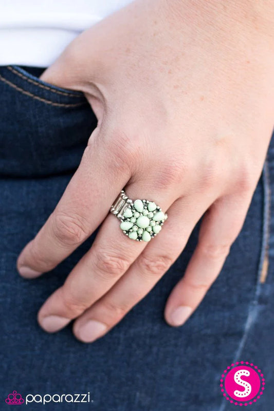 Paparazzi Ring ~ Summer Haze - Green