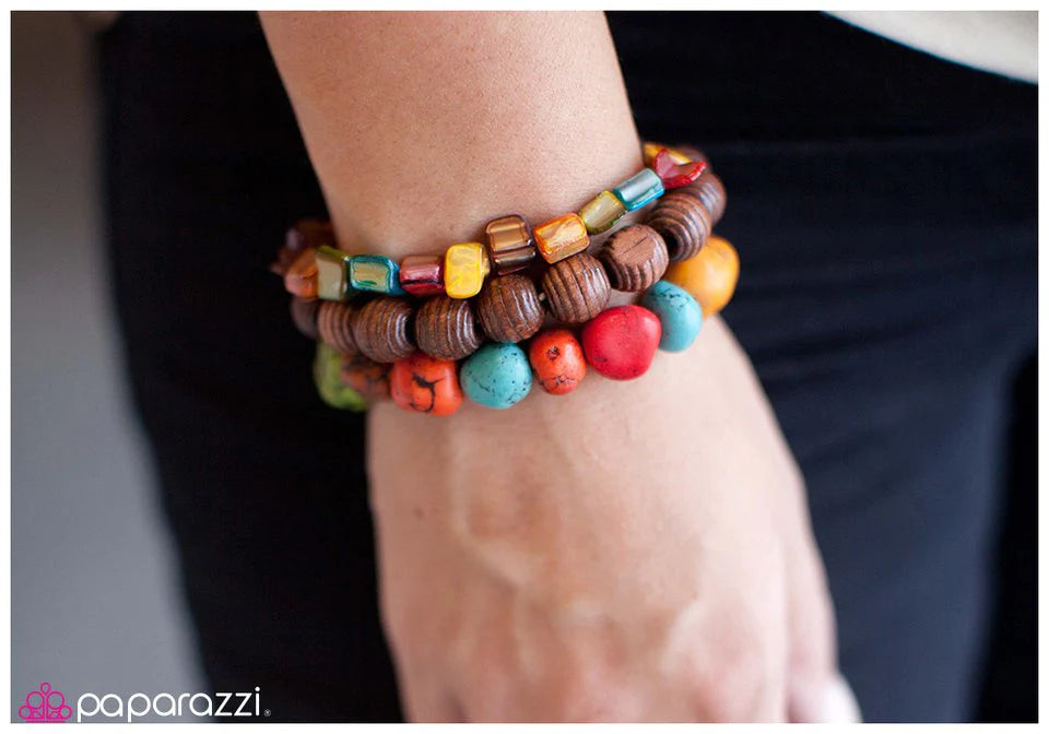 Paparazzi Bracelet ~ Shore Thing - Multi