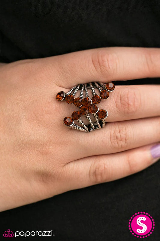 Paparazzi Ring ~ When the Stars Align - Brown