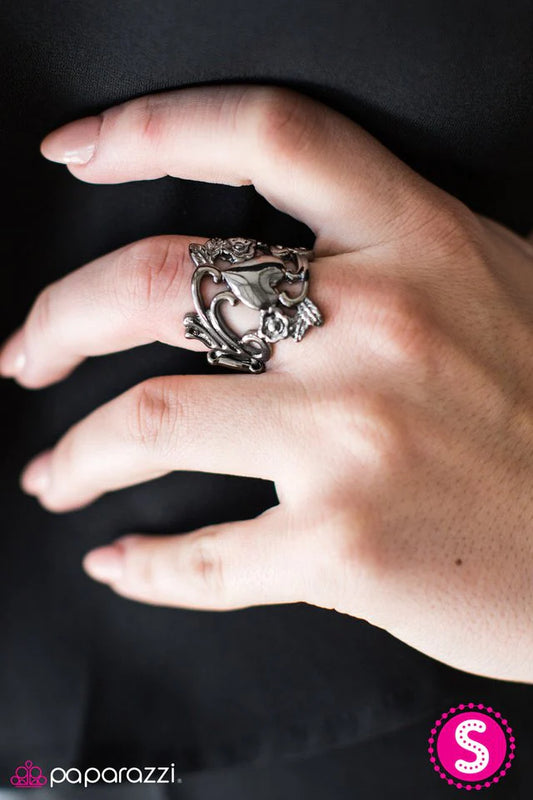 Paparazzi Ring ~ Never Too Old For Fairytales - Black