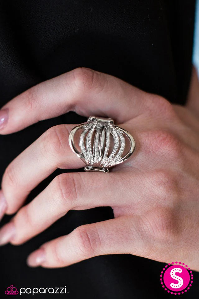 Paparazzi Ring ~ What A Prize - White