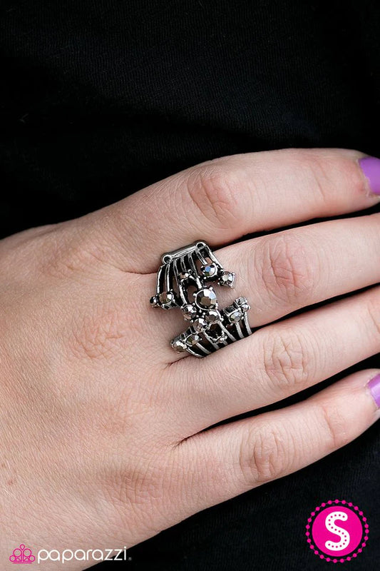 Paparazzi Ring ~ City SPARK - Silver