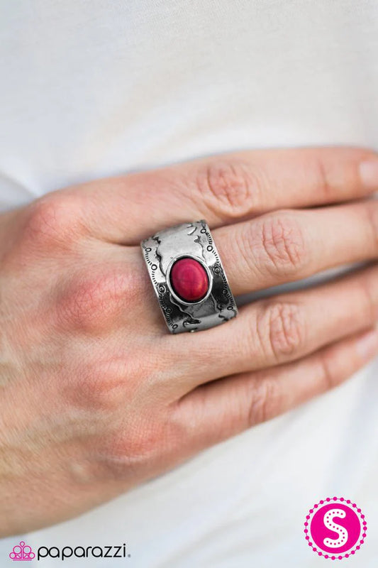 Anillo de paparazzi ~ River Quest - Rojo