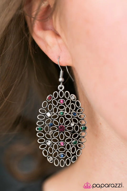 Paparazzi Earring ~ Lusting For Luster - Multi