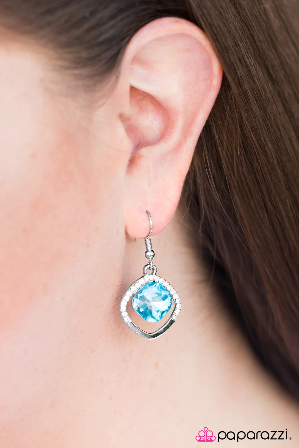 Paparazzi Earring ~ If The HEEL Fits - Blue