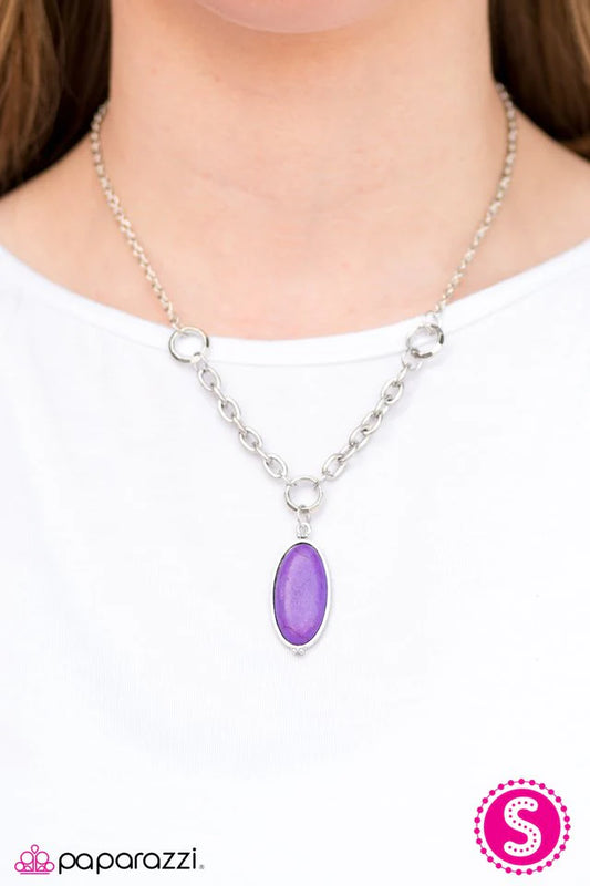 Collar Paparazzi ~ Encuéntrame donde viven los monstruos - Púrpura
