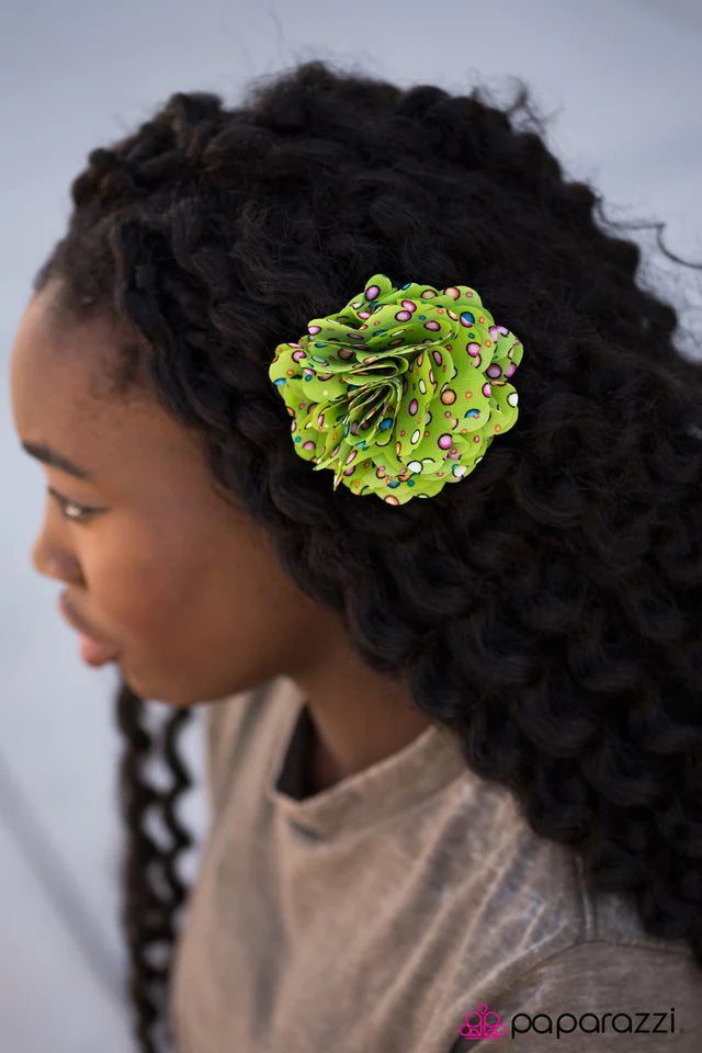 Paparazzi Hair Accessories ~ Party Like Its 1999 - Green