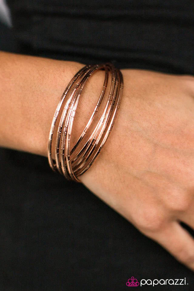 Paparazzi Bracelet ~ Blame It On My Gyspy Soul - Copper