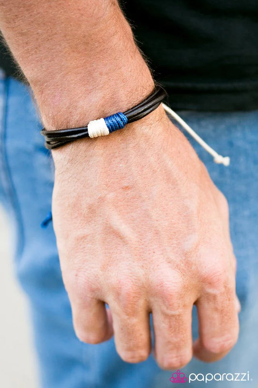 Pulsera Paparazzi ~ PIER Pressure - Azul