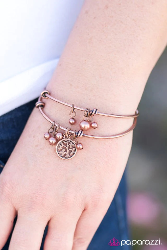 Paparazzi Bracelet ~ Zen Party - Copper