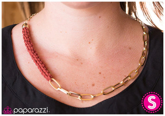 Paparazzi Necklace ~ On the Prowl - Red