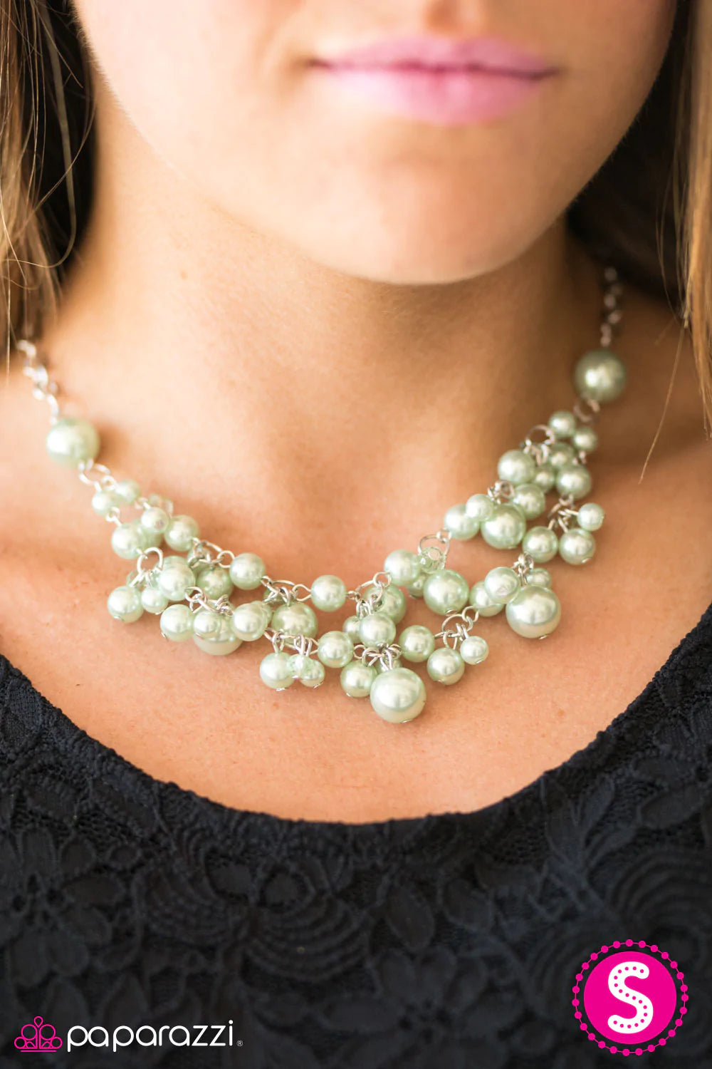 Paparazzi Necklace ~ I Can SEA Clearly Now - Green