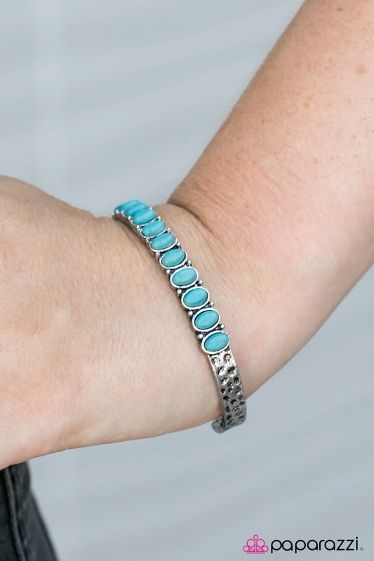 Paparazzi Bracelet ~ Mojave Rainbow - Blue